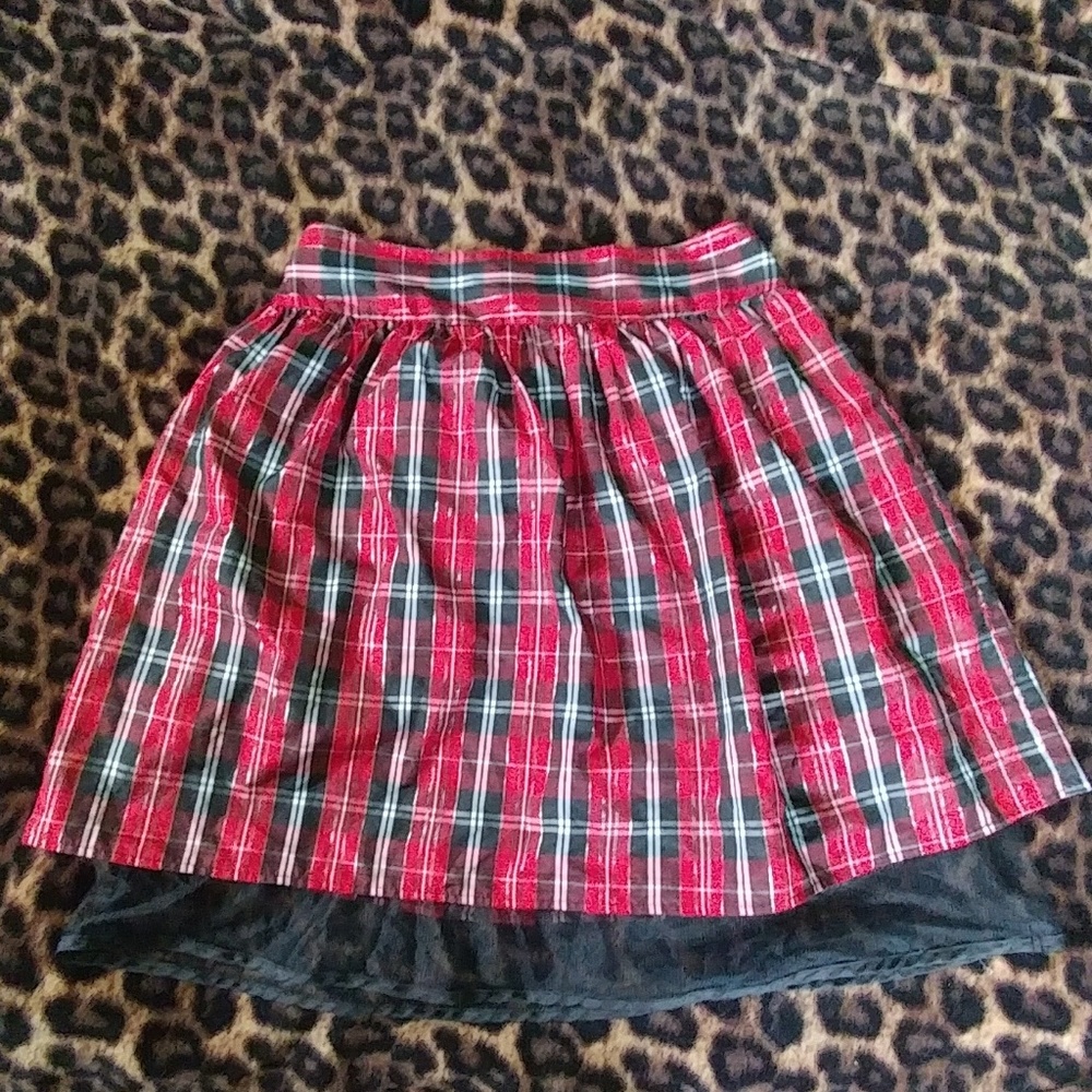 Plaid Disorderly Kids skirt!